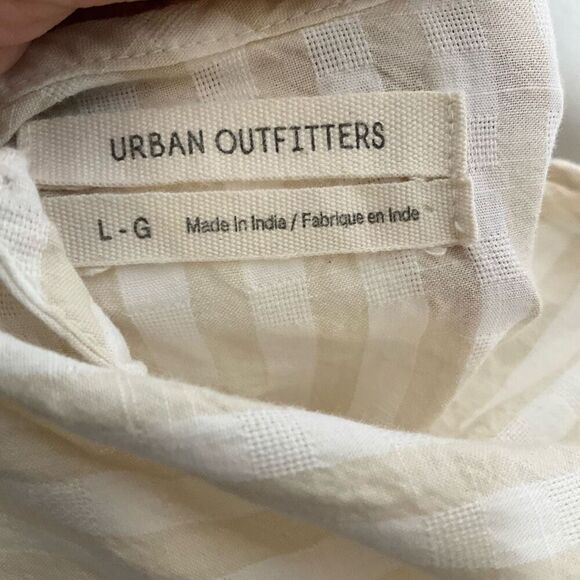 Urban Outfitters Dobby Puff Sleeve Babydoll Dress - Picture 4 of 8